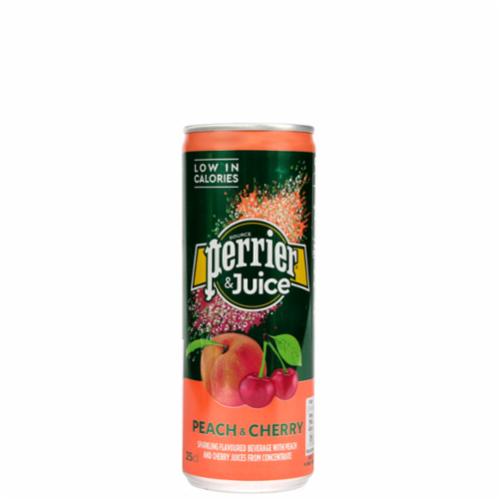 Вода Perrier персик-вишня 0,25л*24