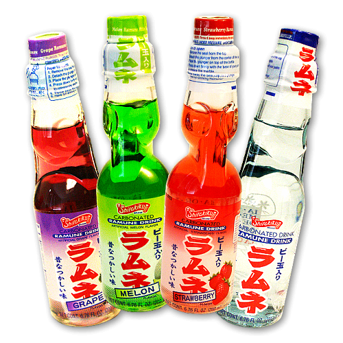 Лимонад RAMUNE Апельсин 0,2л*30 стекло (Япония)