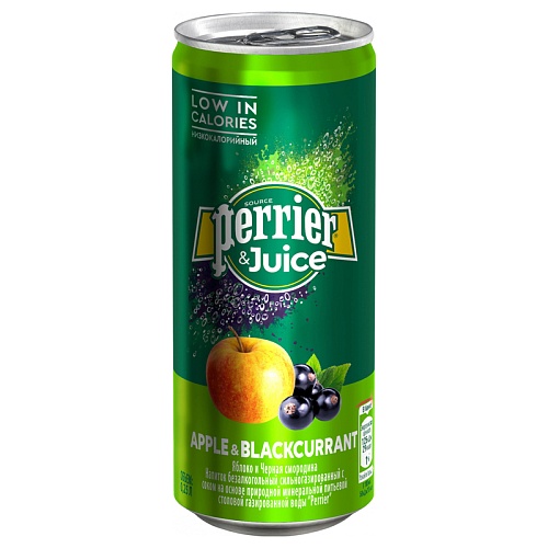 Вода Perrier смородина-яблоко 0,25л*24 